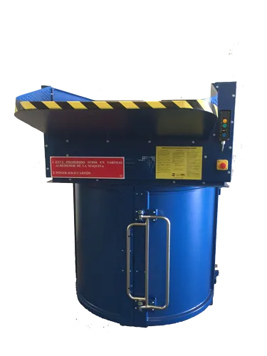 Rotocompactadora Valpak. Maquinaria para residuos. Recytrans.