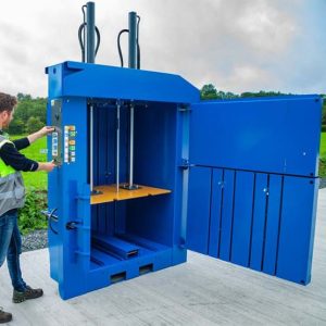 prensa residuos vertical